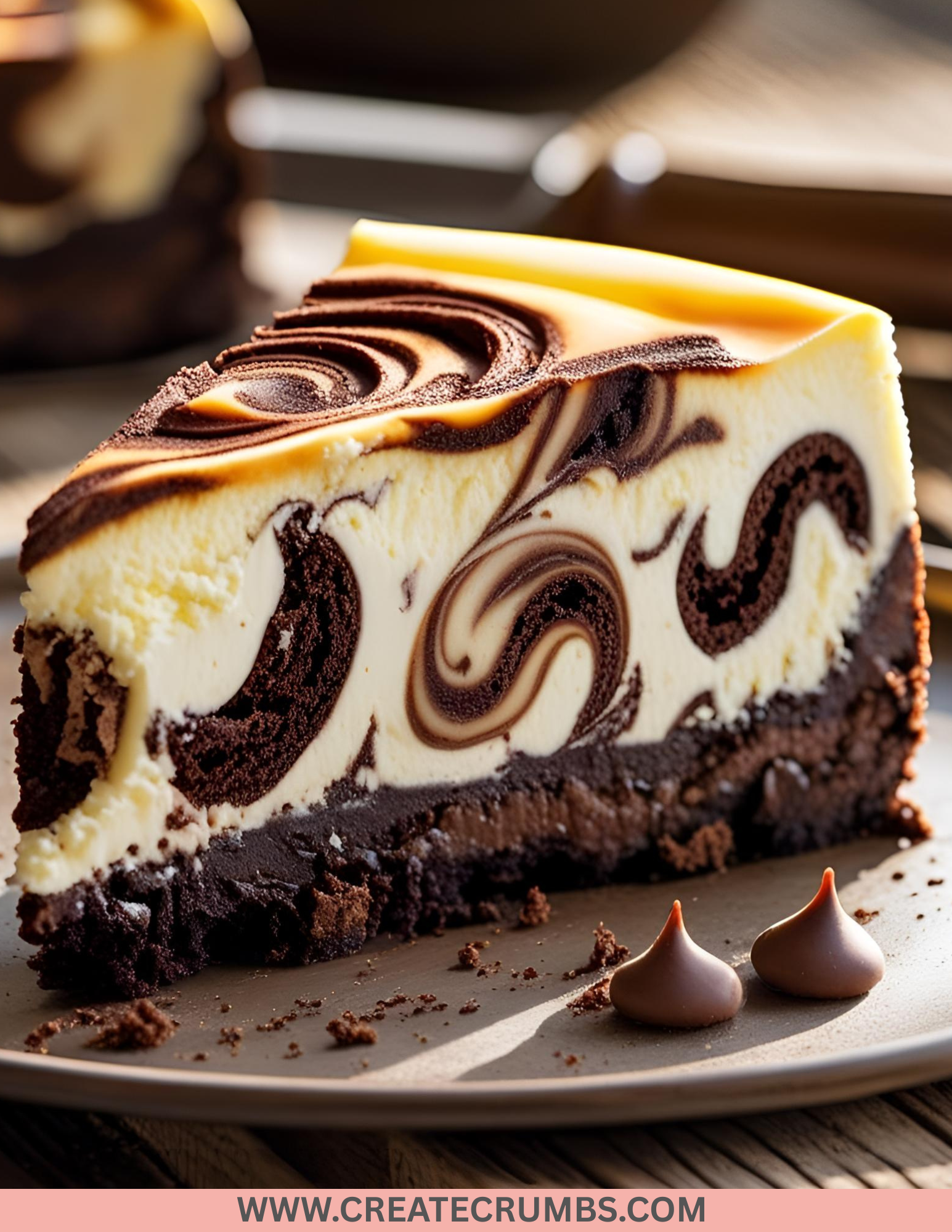 Brownie Mosaic Cheesecake