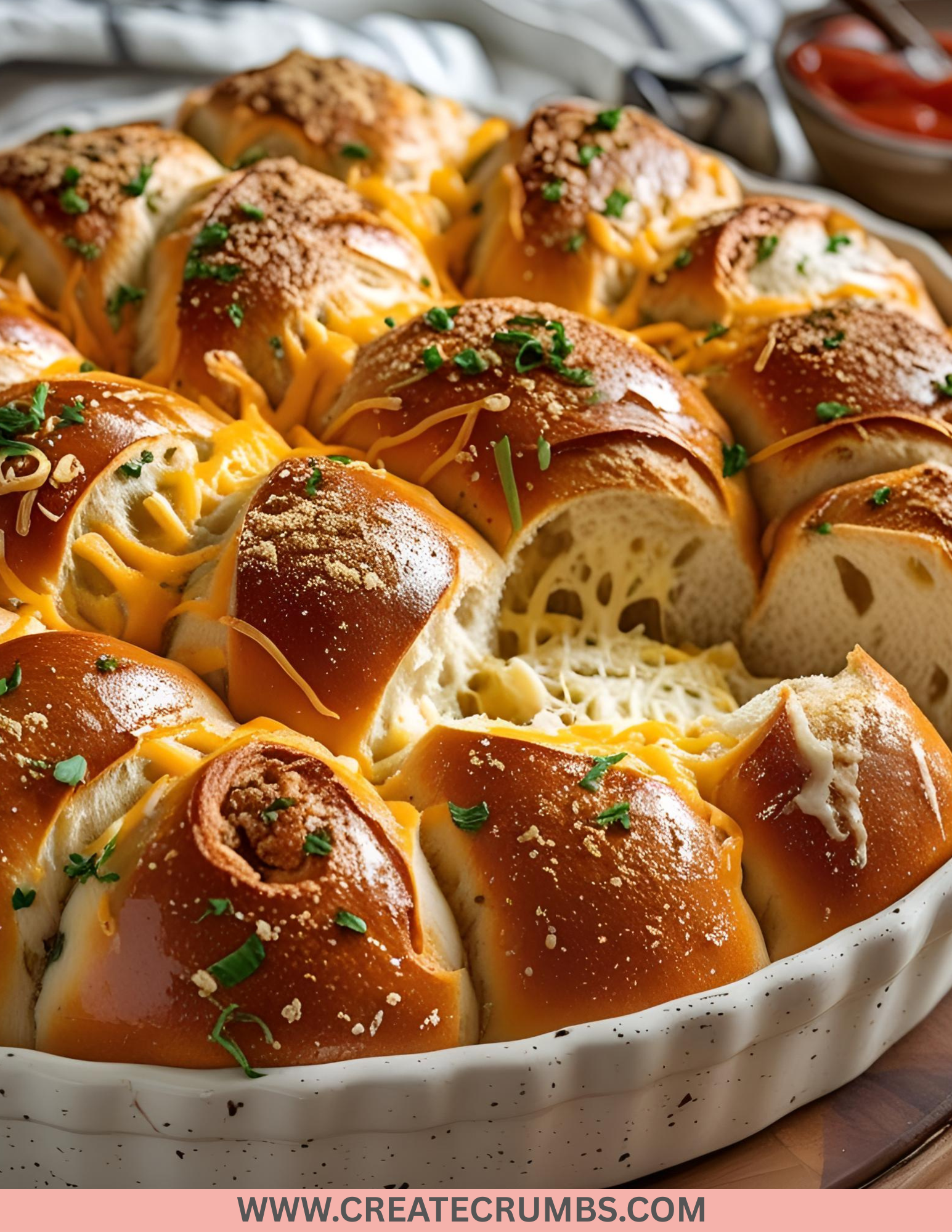 Cheesy Pull Apart Bread