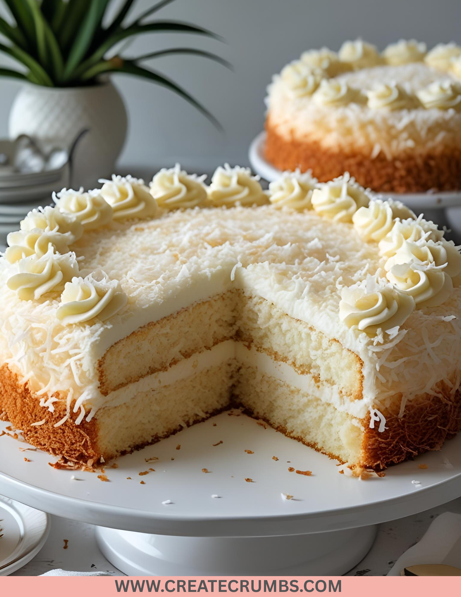 Old Fashioned Coconut Cake