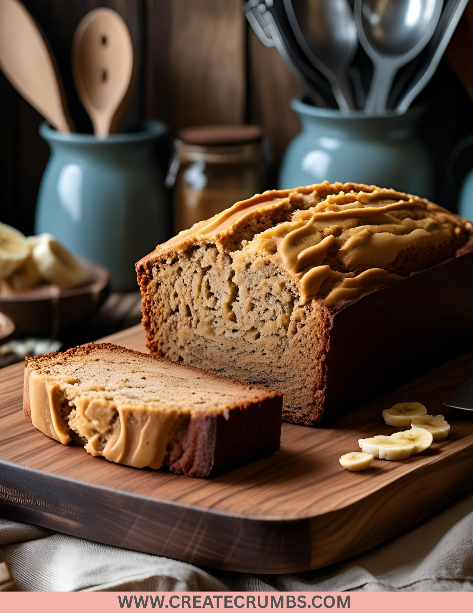 Peanut Butter Banana Bread