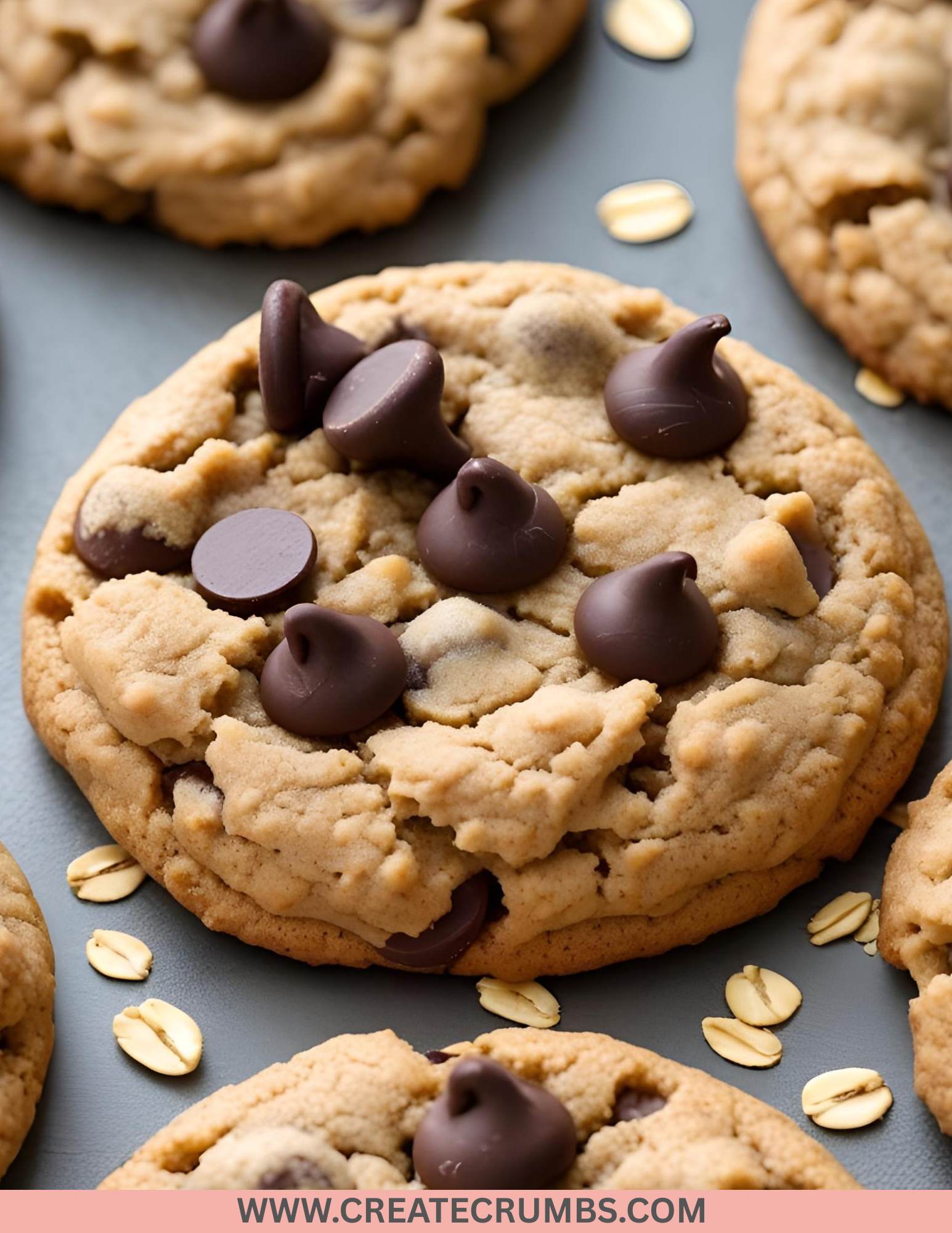 Peanut Butter Oatmeal Chocolate Chip Cookies