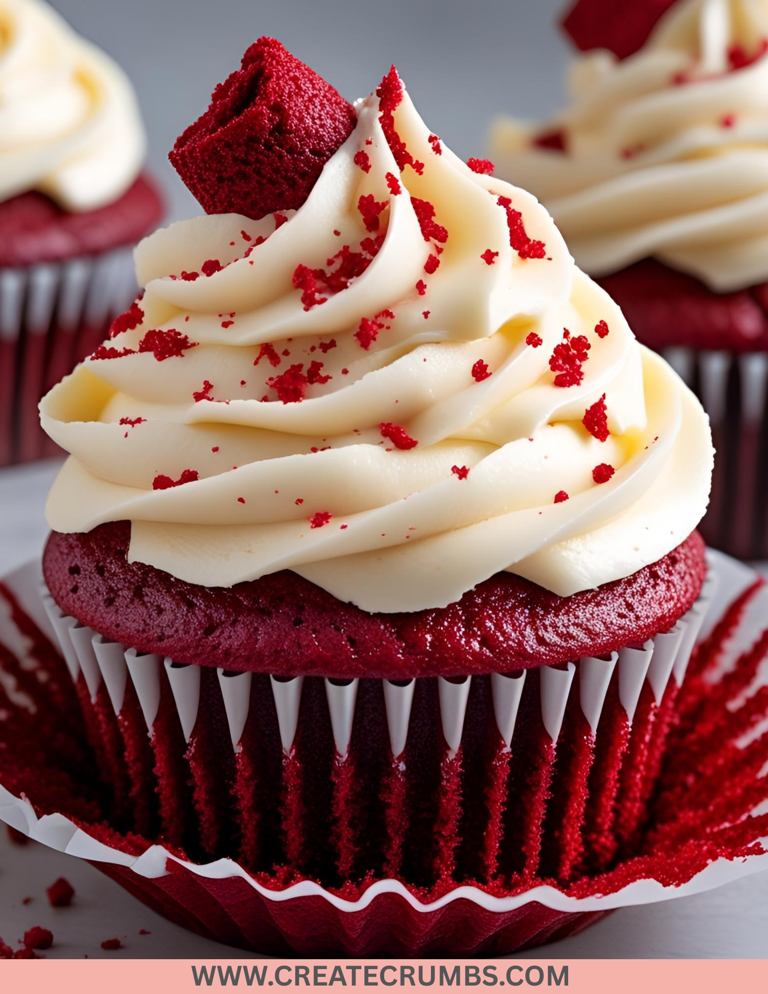 Red Velvet Cupcakes With Cream Cheese Frosting