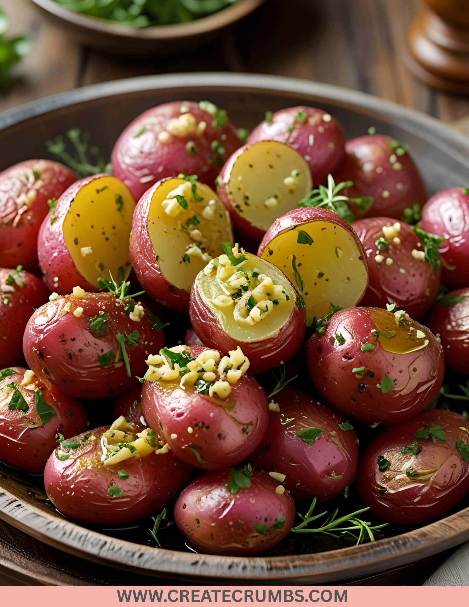 Roasted Red Potatoes With Garlic and Herbs