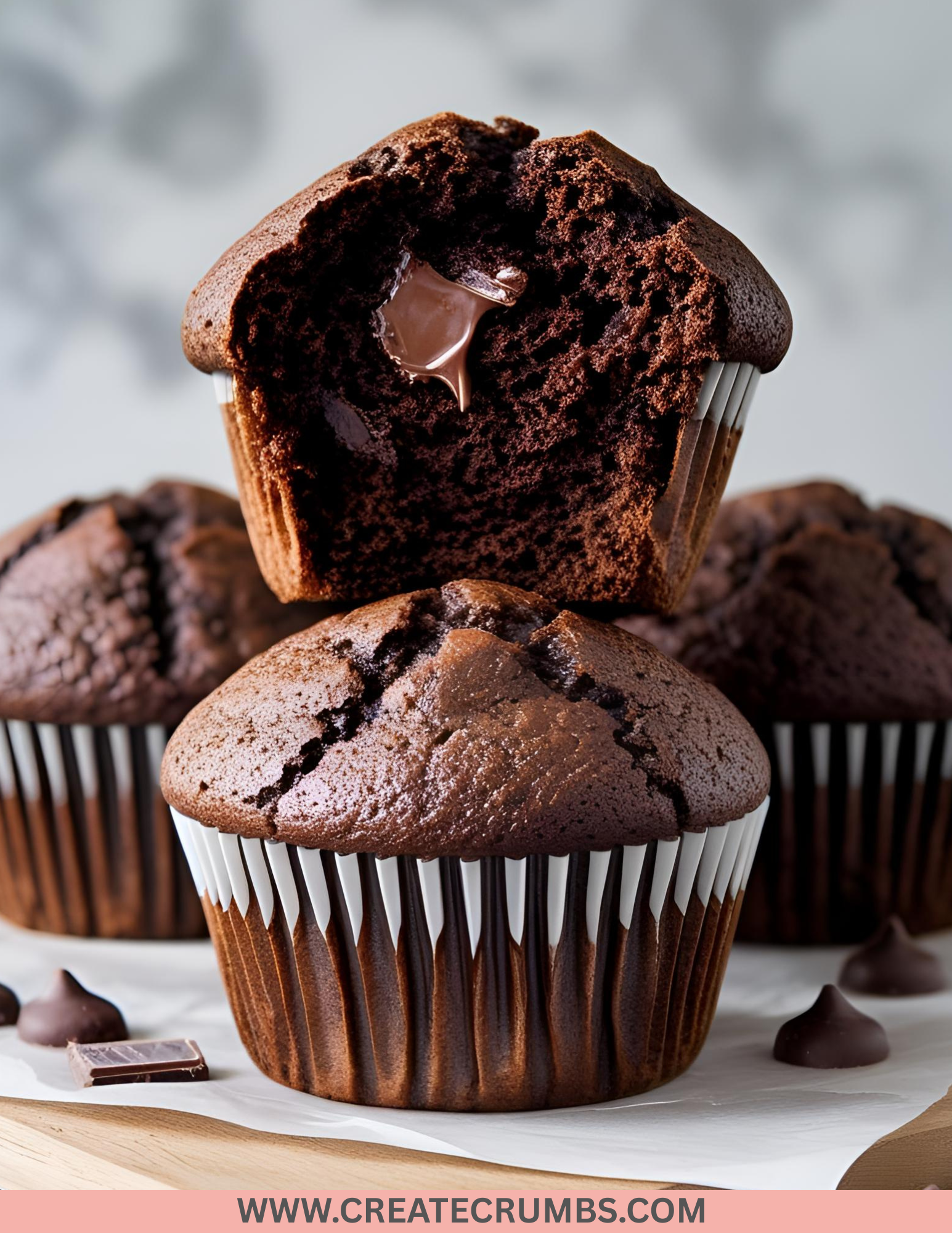 Triple Chocolate Muffins